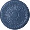 Ekena Millwork Raymond Ceiling Medallion (Fits Canopies up to 5 3/8"), Hand-Painted Americana, 18"OD x 1 1/4"P CM18RA2AMF - alternate 1